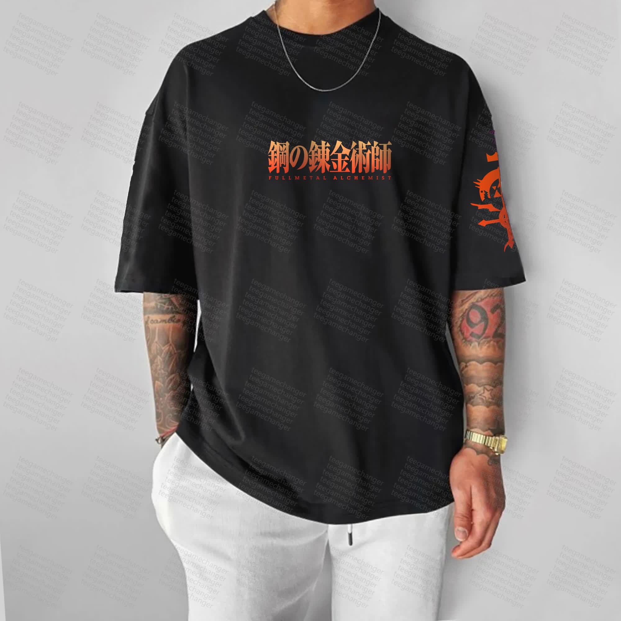 Unisex  "Fullmetal Alchemist" Anime Inspired Vintage T-Shirt