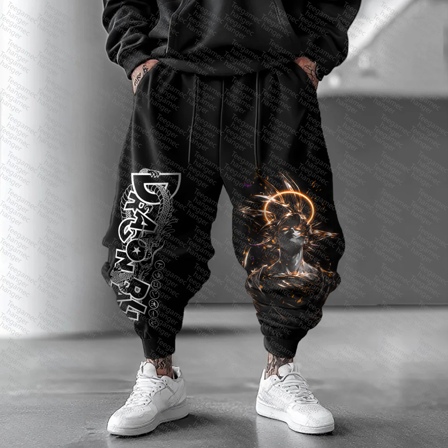 Unisex Casual Anime Streetwear Pants