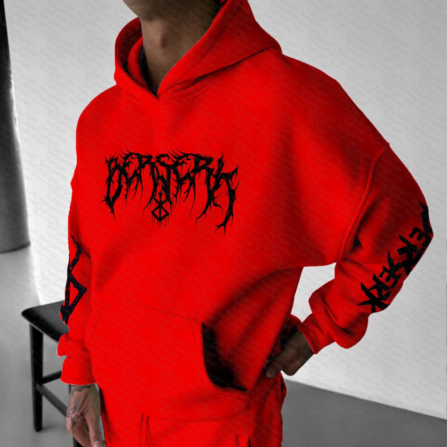 Unisex “Berserk” Anime Graphic Streetwear Vintage Hoodie