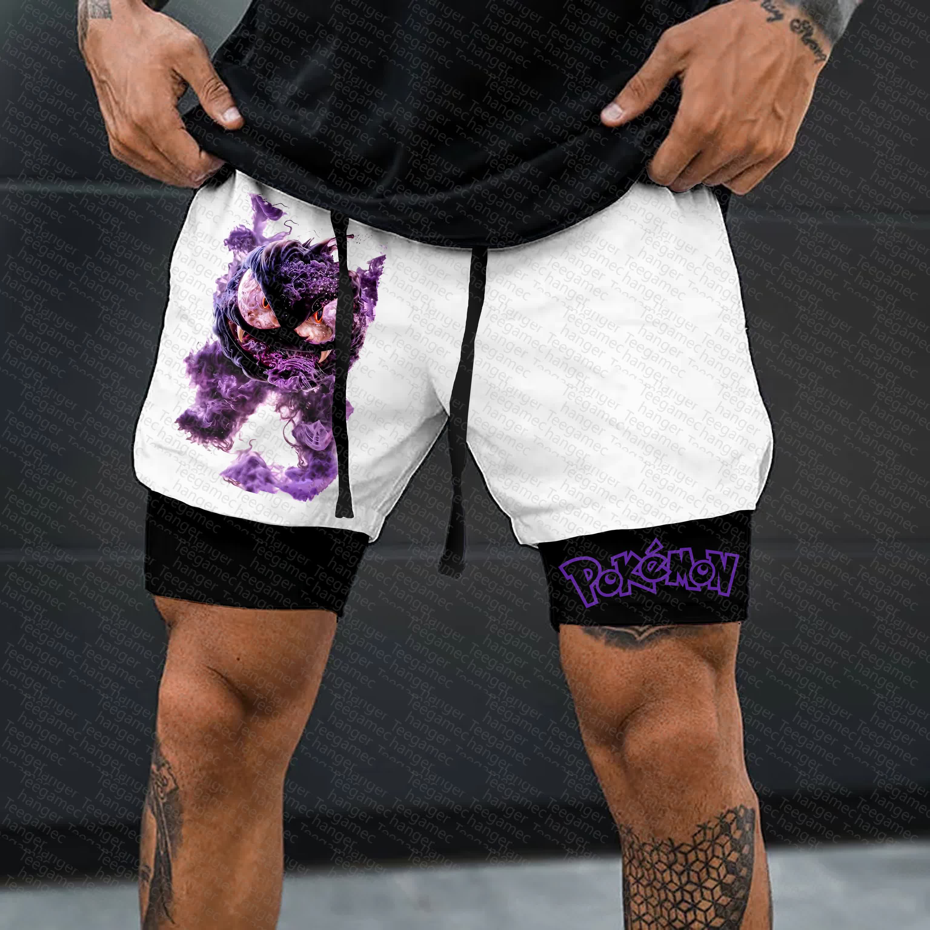Unisex  “Pokémon” Casual Anime Streetwear Shorts