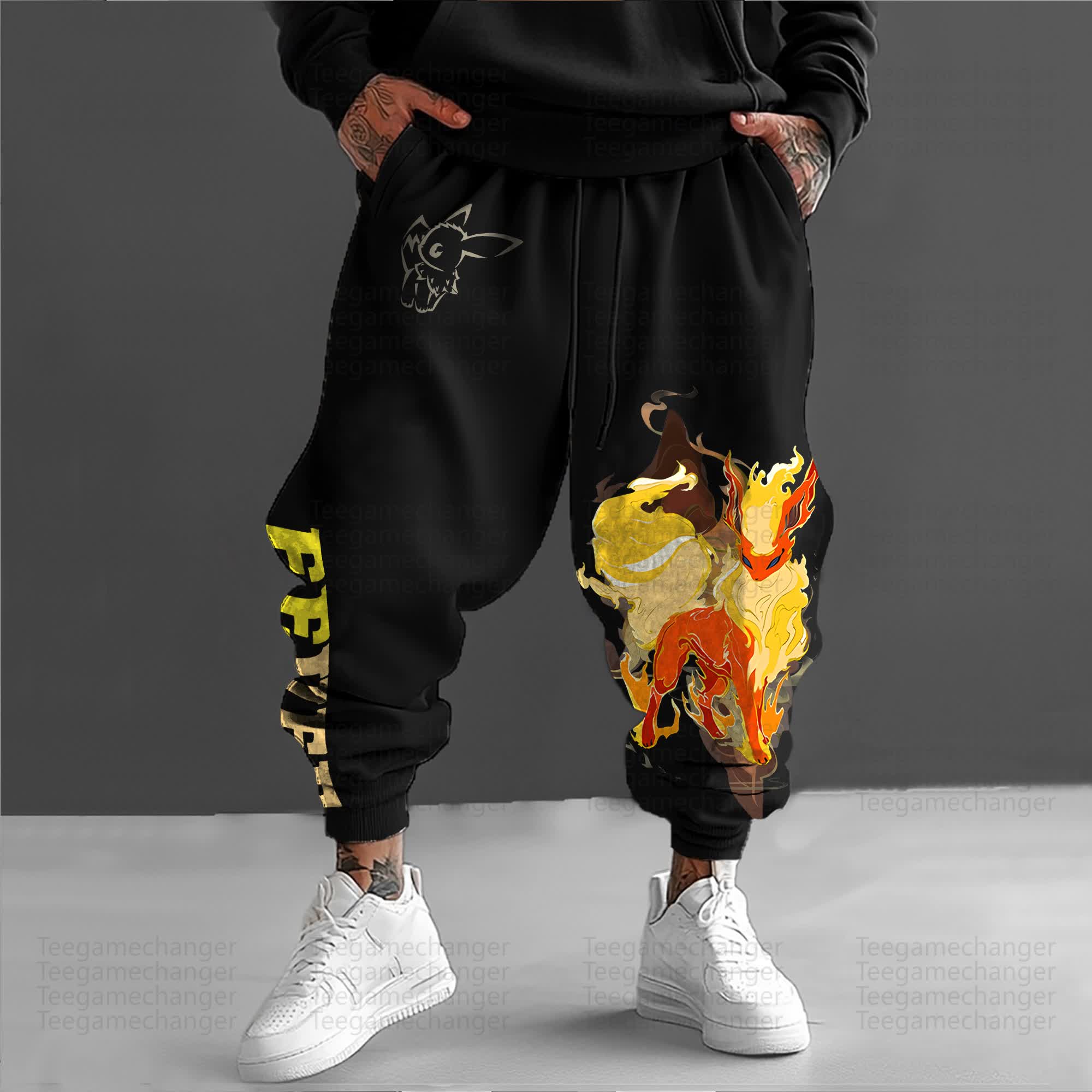 Unisex Anime Inspired Vintage Pants丨Pokémon