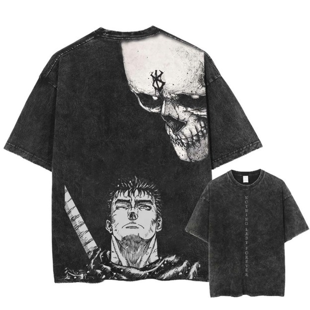 Vintage Washed Tee丨Berserk