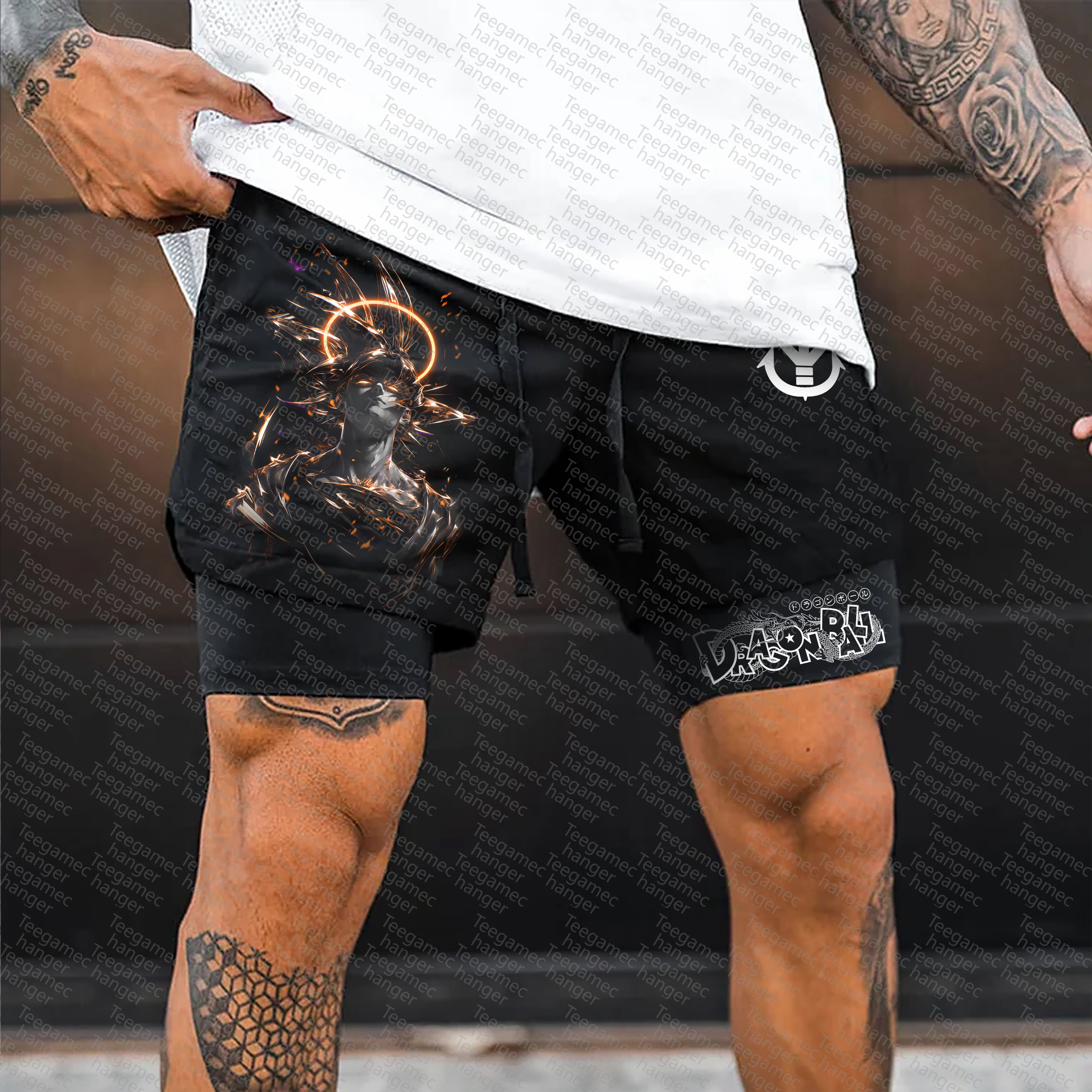 Unisex  Casual Anime Streetwear Shorts