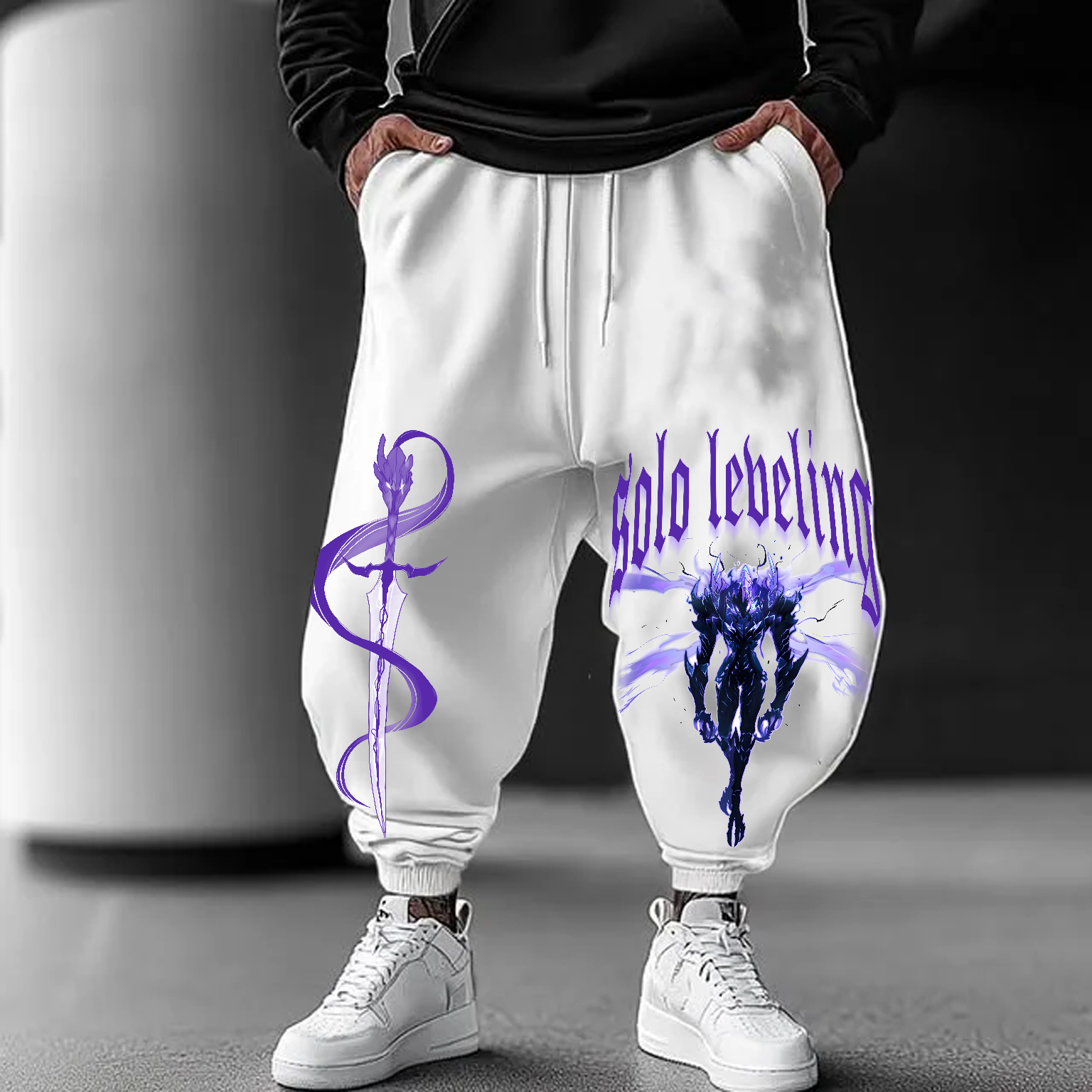 Unisex Casual Anime Streetwear Pants