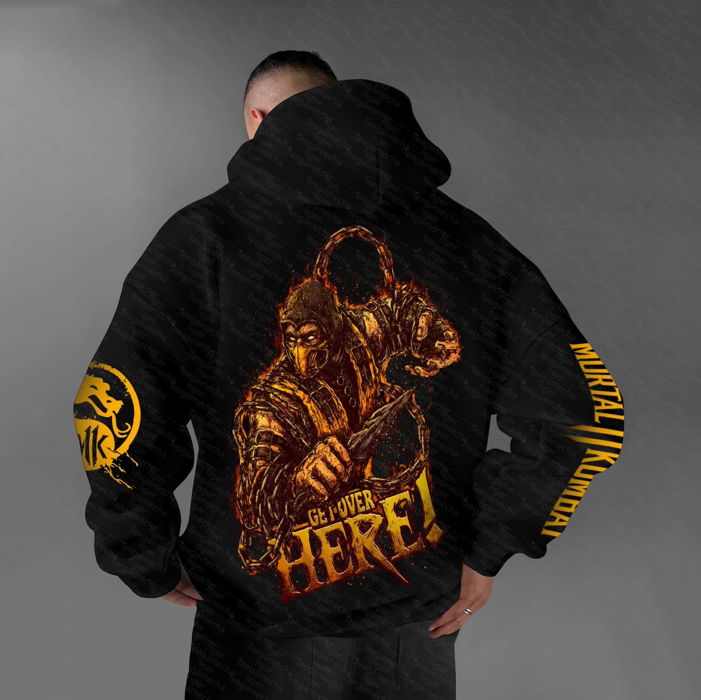 Unisex “Mortal Kombat” Anime Graphic Streetwear Vintage Hoodie