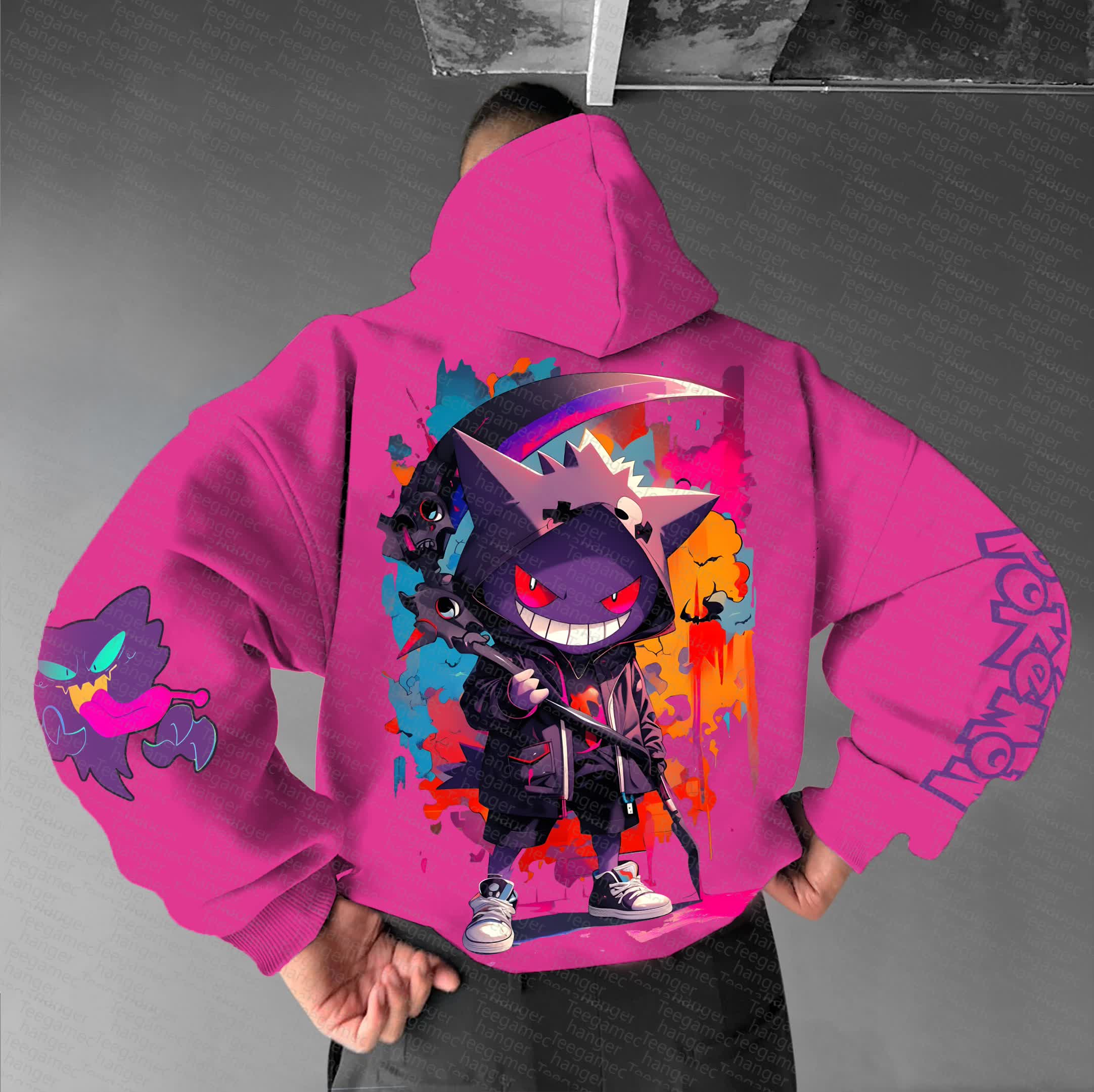 Unisex “Pokémon” Anime Graphic Streetwear Vintage Hoodie