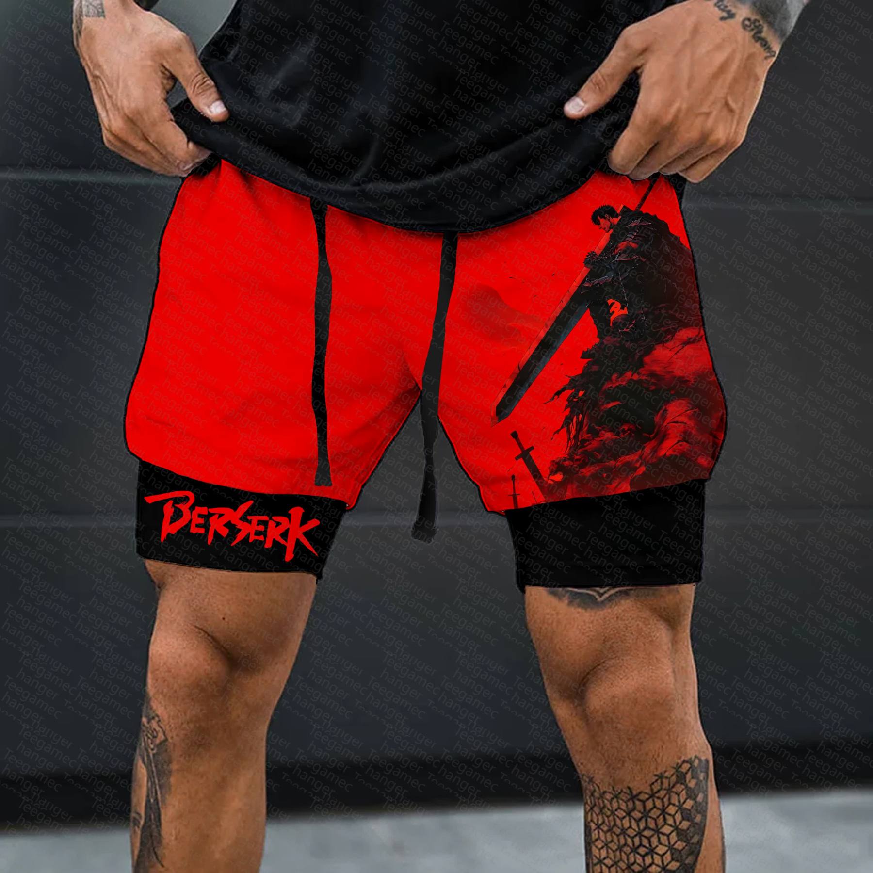 Unisex  “Berserk” Casual Anime Streetwear Shorts