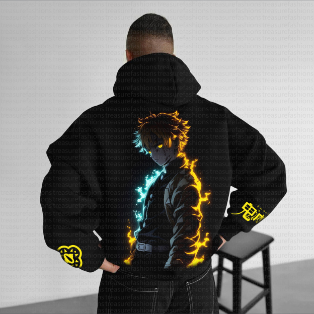 Unisex “Demon slayer” Graphic Streetwear Vintage Hoodie