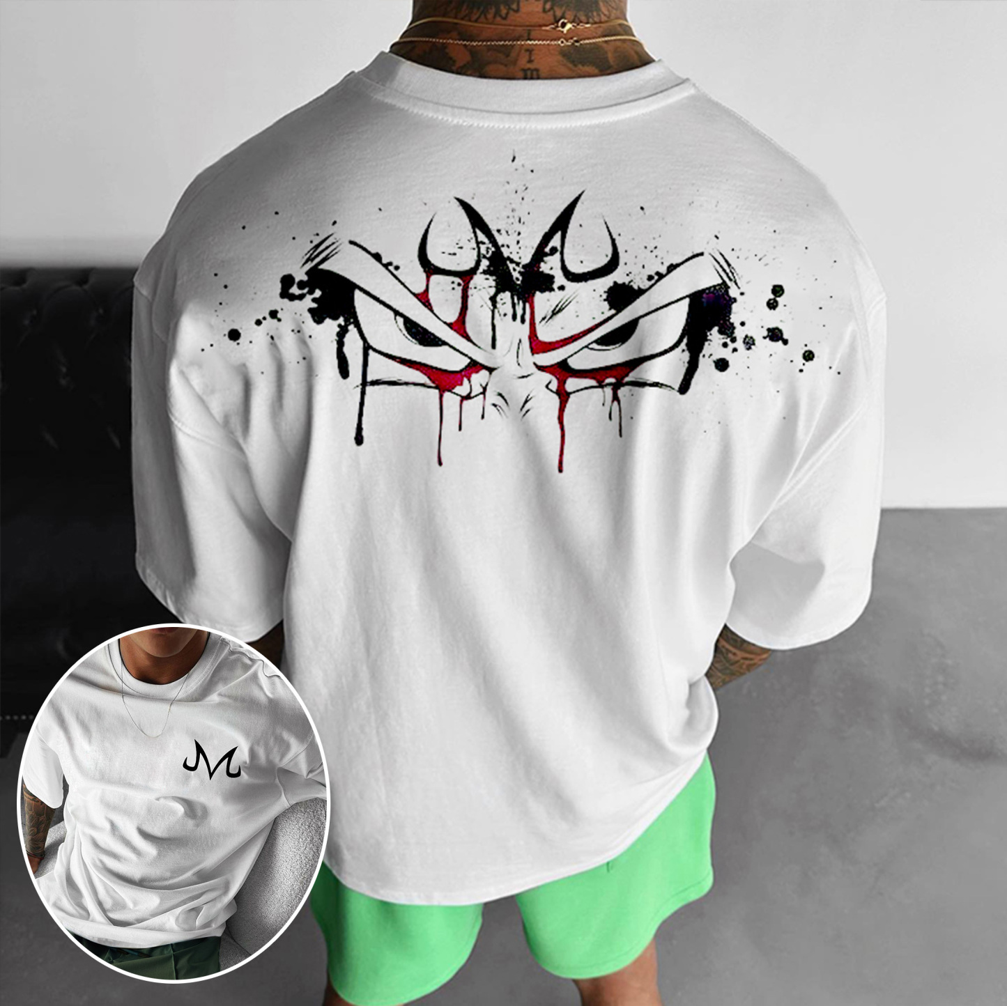 Casual Cartoon Printed Loose T-shirt