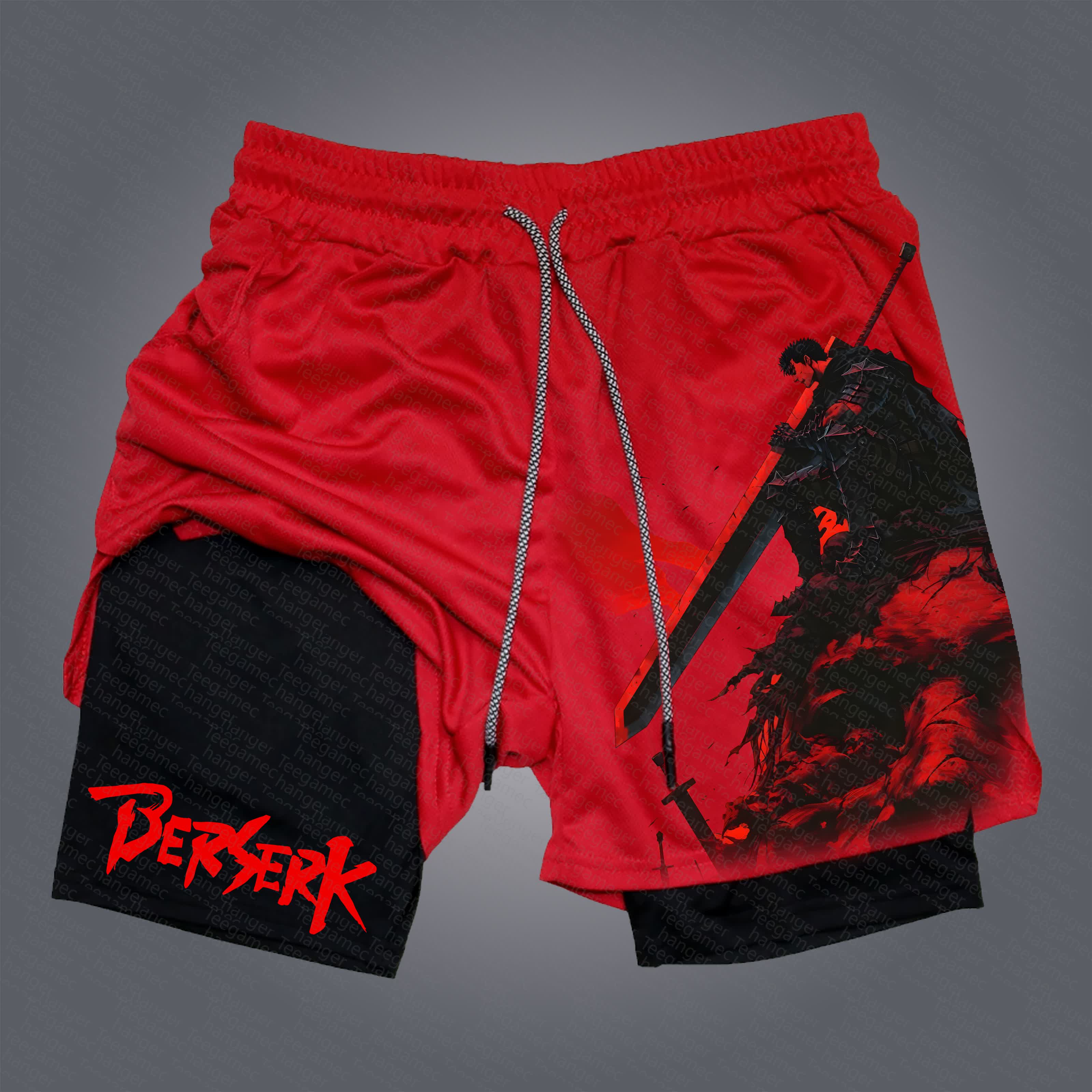 Unisex  “Berserk” Casual Anime Streetwear Shorts