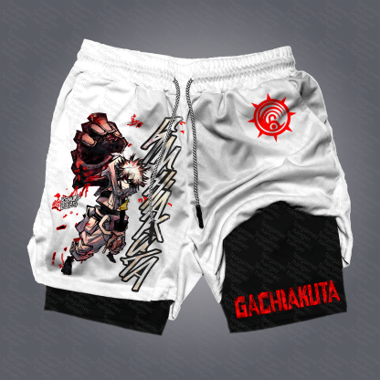 Unisex  “GACHIAKUTA” Casual Anime Streetwear Gym Shorts