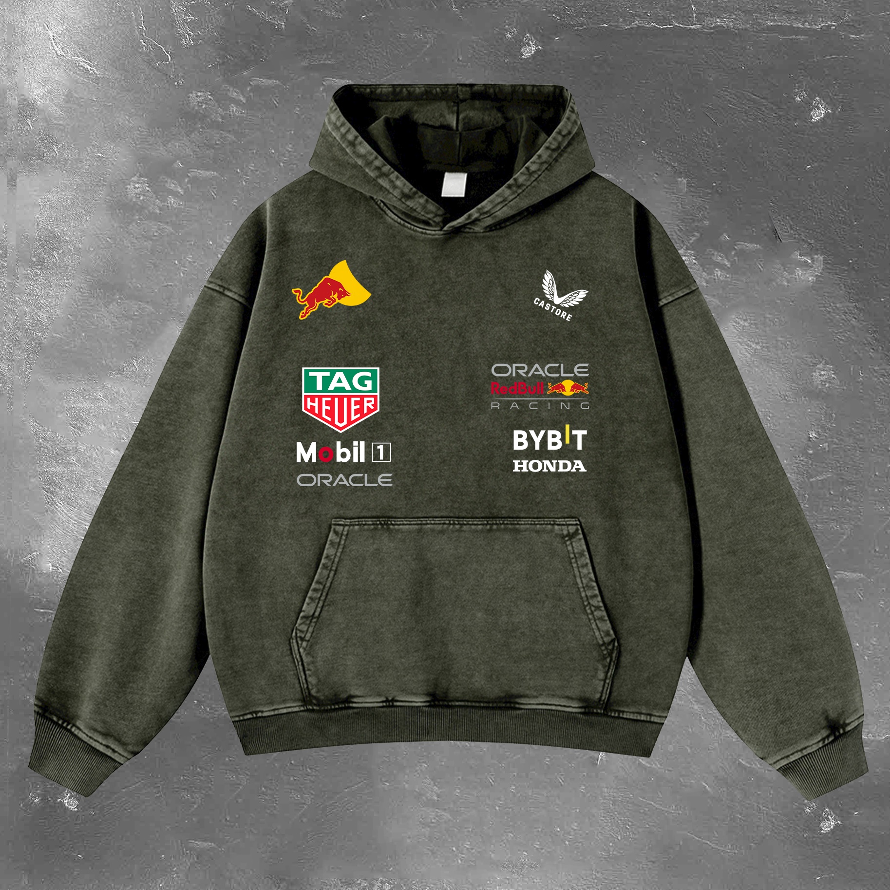 Racing Legend Vintage Washed Hoodie 07