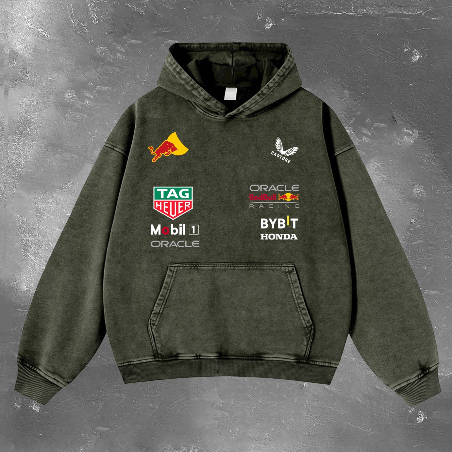 Racing Legend Vintage Washed Hoodie 07