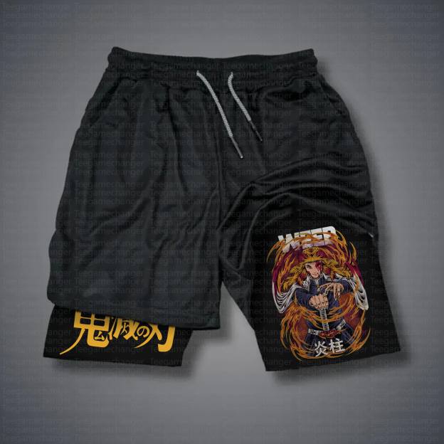 Unisex Casual Anime Streetwear Shorts 丨Demon Slayer
