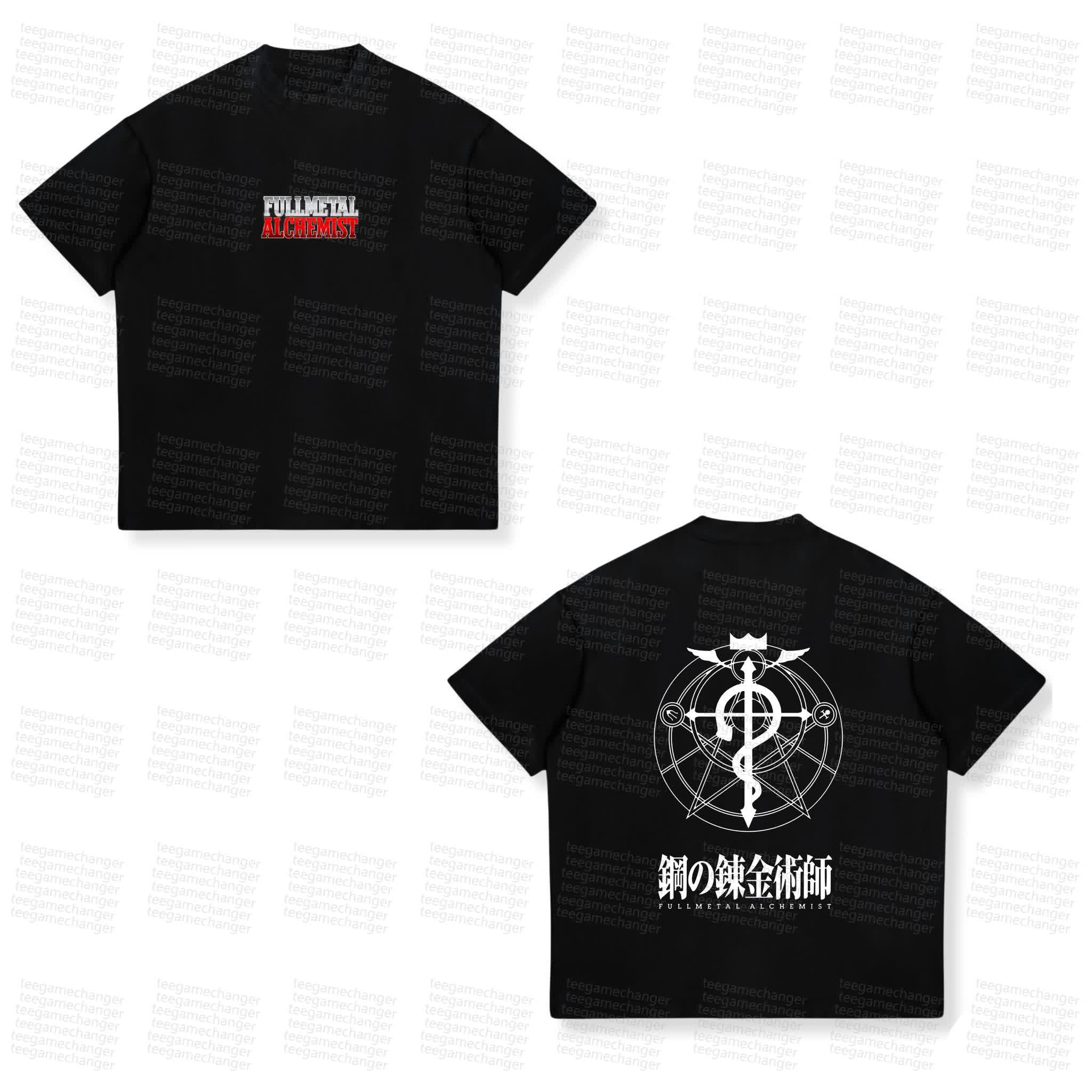 Unisex  "Fullmetal Alchemist" Anime Inspired Vintage T-Shirt