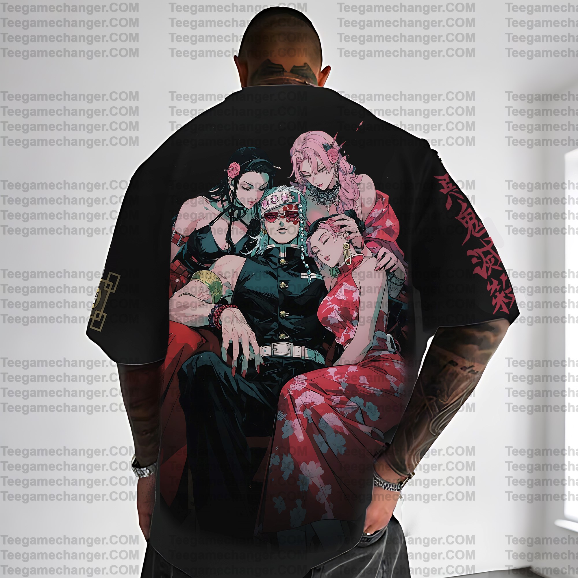 Unisex  " Demon slayer " Anime Inspired Vintage T-Shirt