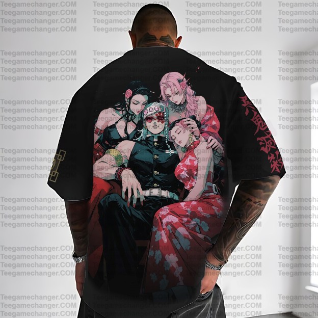 Unisex  " Demon slayer " Anime Inspired Vintage T-Shirt