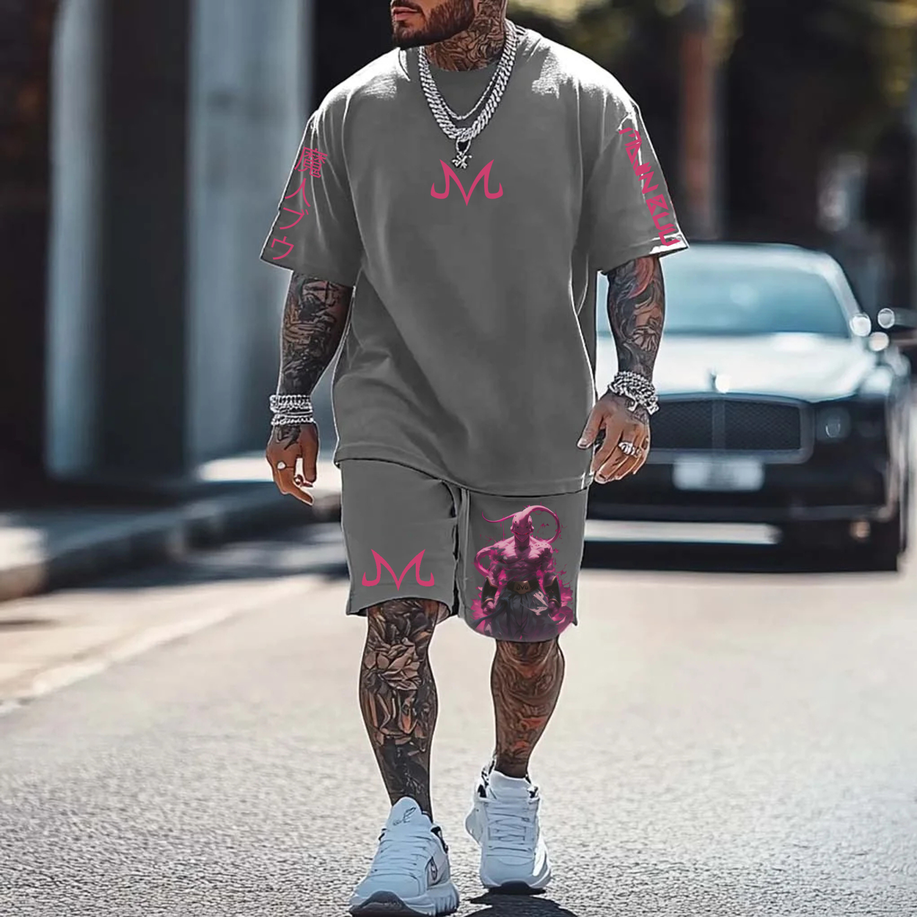 Unisex Fit Vintage Short Suit丨Dragon Ball