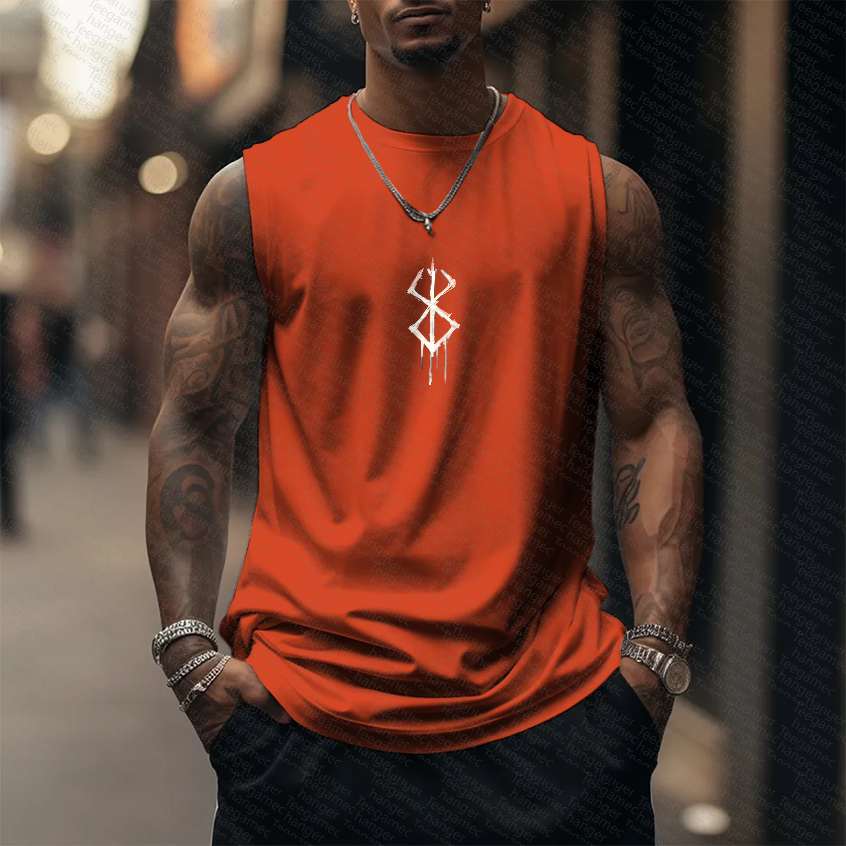 Unisex  “Berserk” Casual Anime  Tank Top