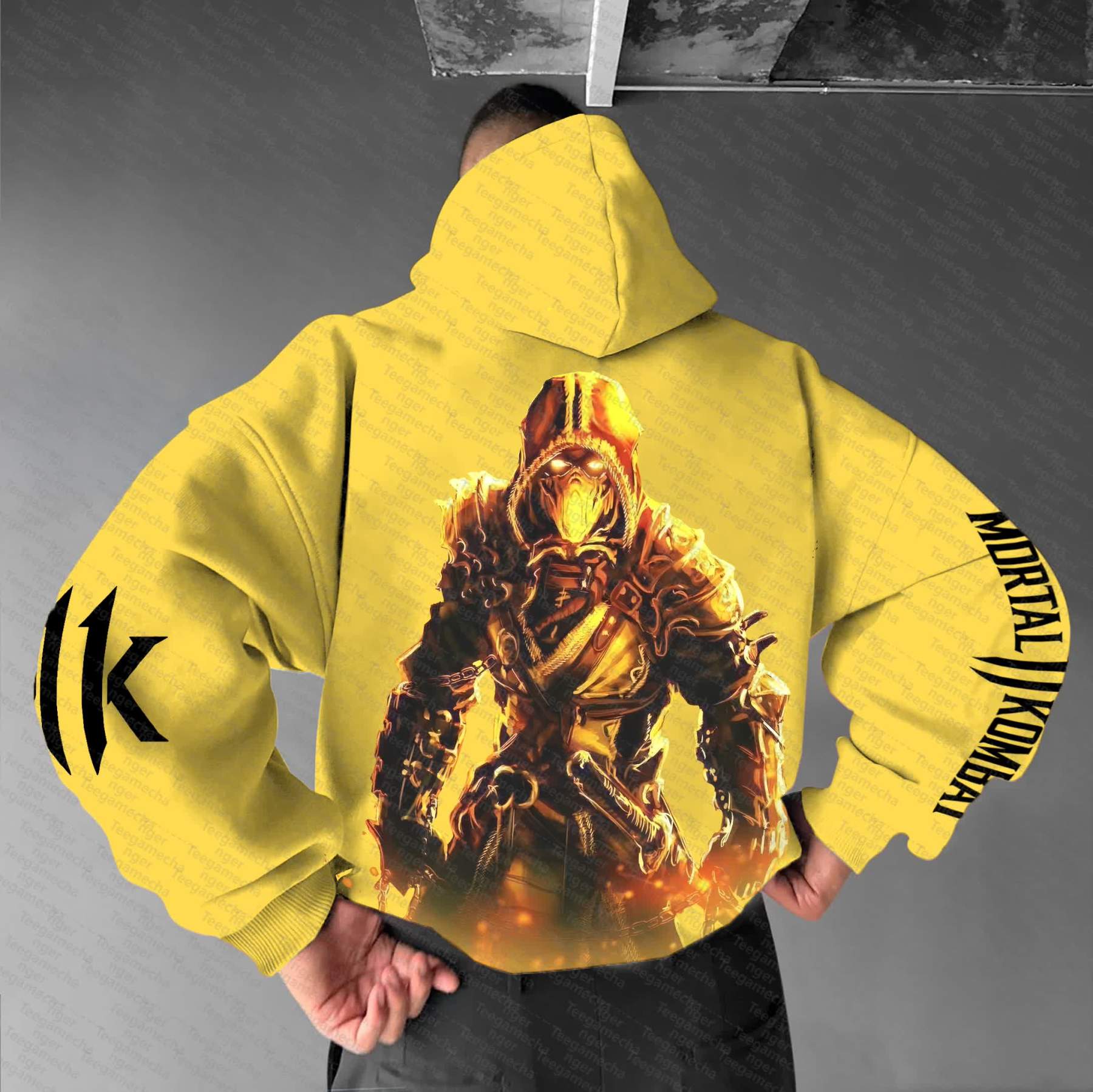 Unisex “Mortal Kombat” Anime Graphic Streetwear Vintage Hoodie