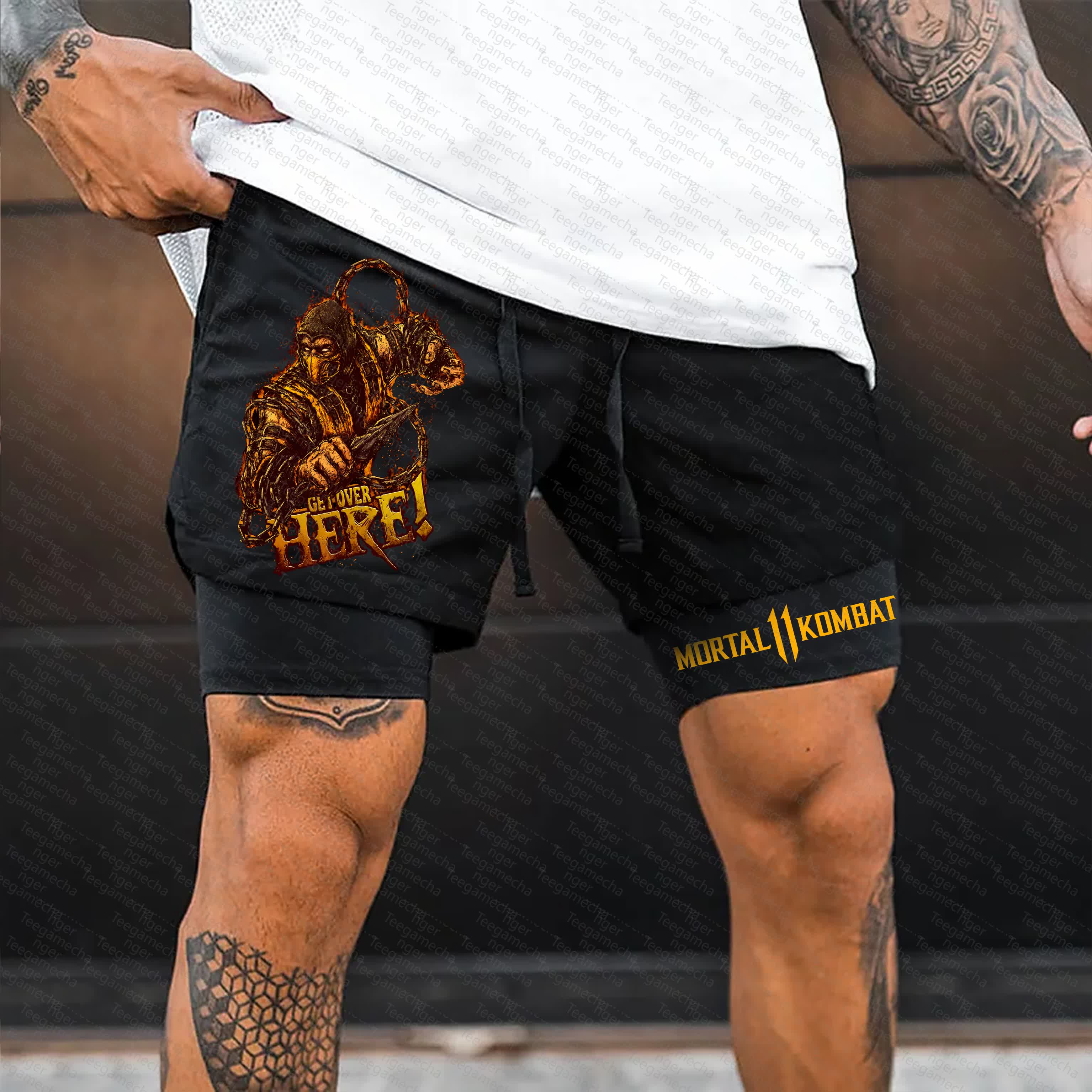 Unisex  “Mortal Kombat” Casual Anime Streetwear Shorts