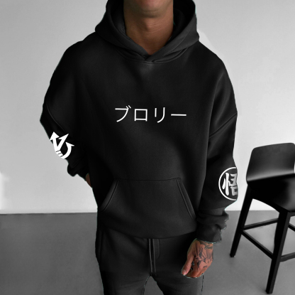 Unisex Anime Print  Casual Oversized Hoodie