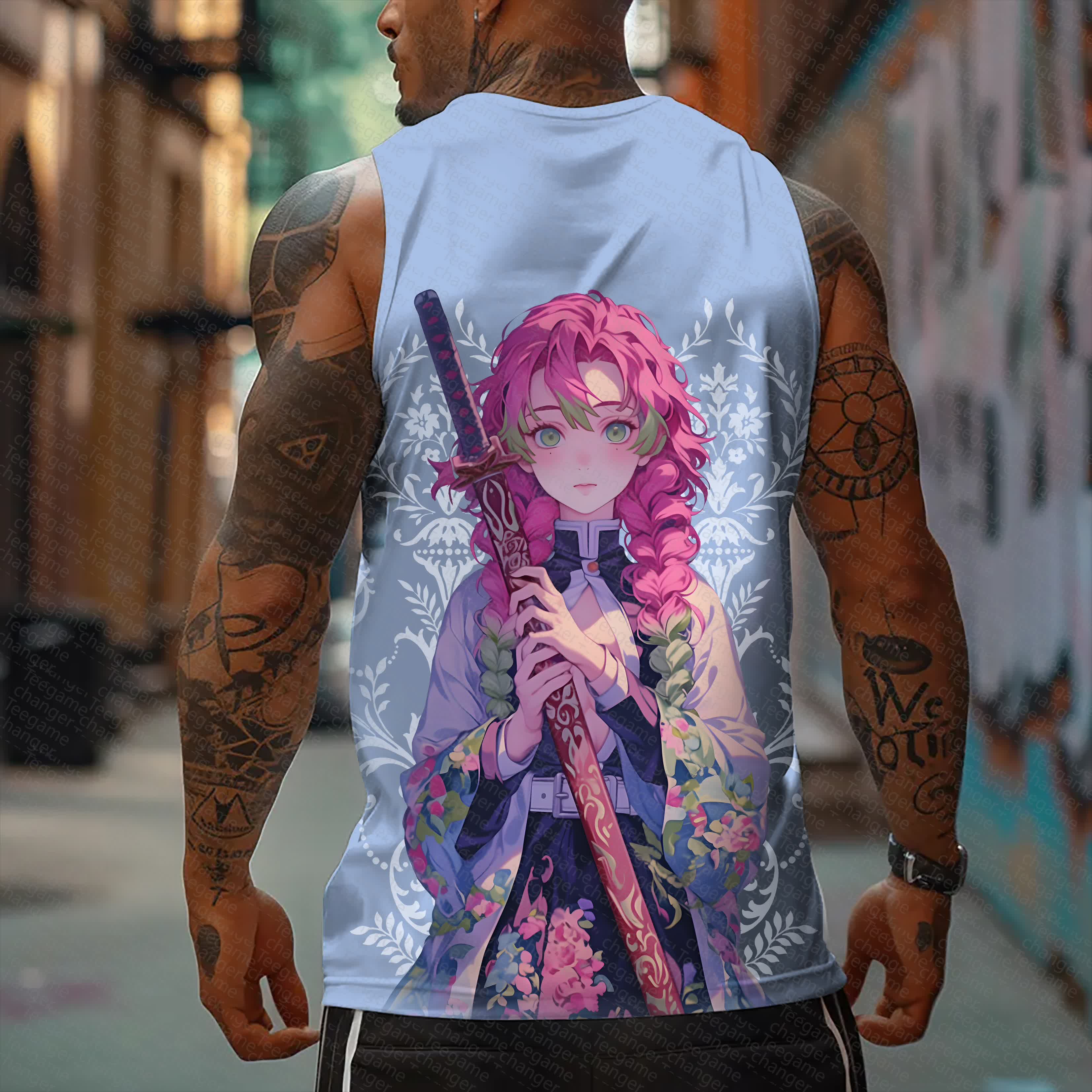 Unisex  “ Demon Slayer” Casual Anime  Tank Top
