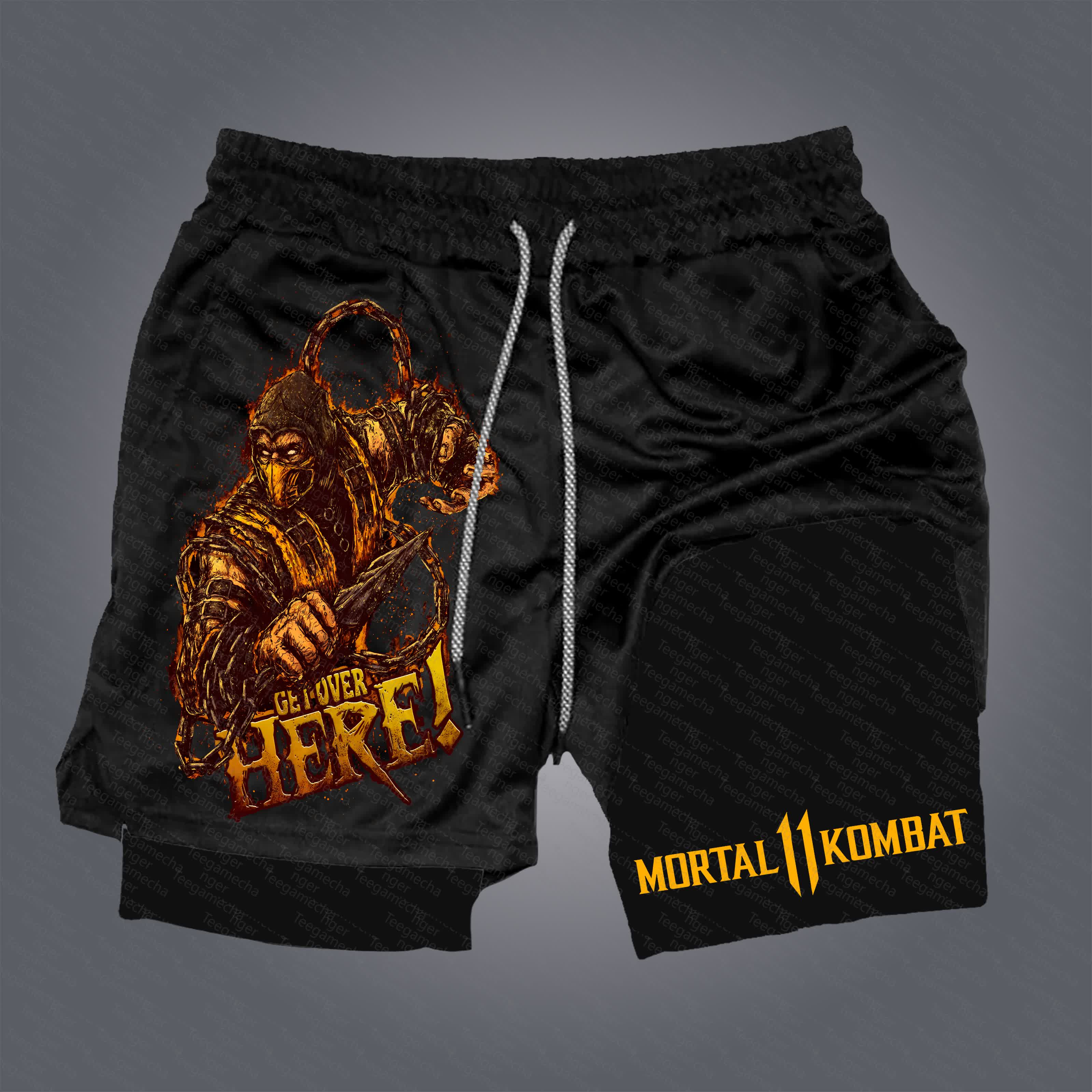 Unisex  “Mortal Kombat” Casual Anime Streetwear Shorts