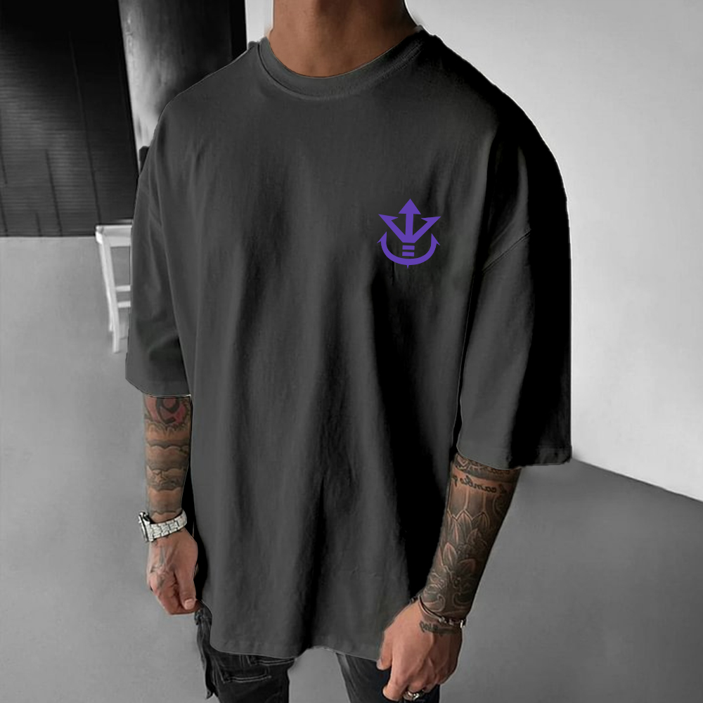 Unisex Oversized DBZ Anime Print T-Shirt