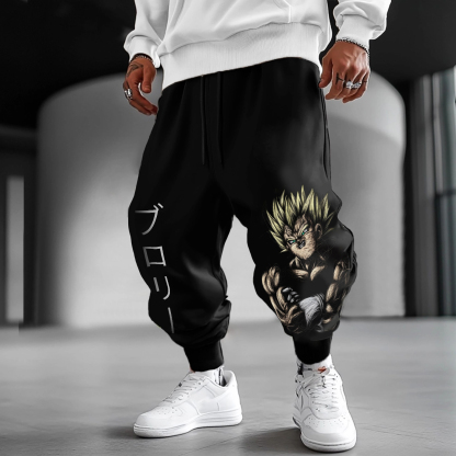 Unisex Anime Printed Gift Oversized Harem Pants