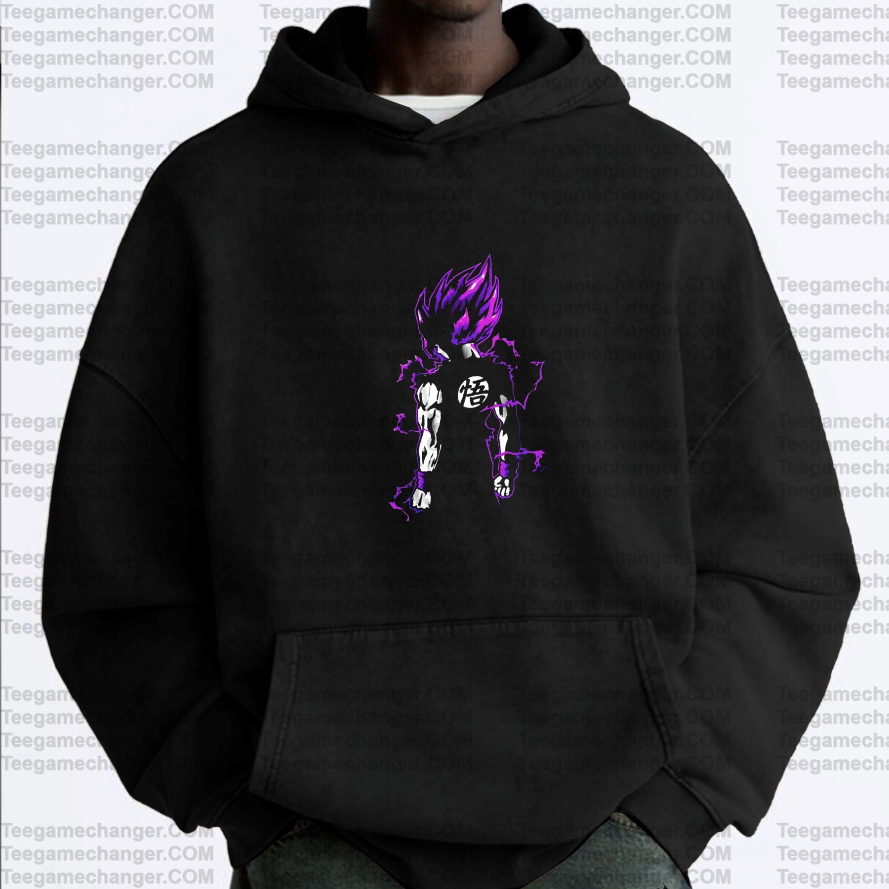 Vintage 3D Direct Inkjet Printed Washed Unisex Plush Hoodie