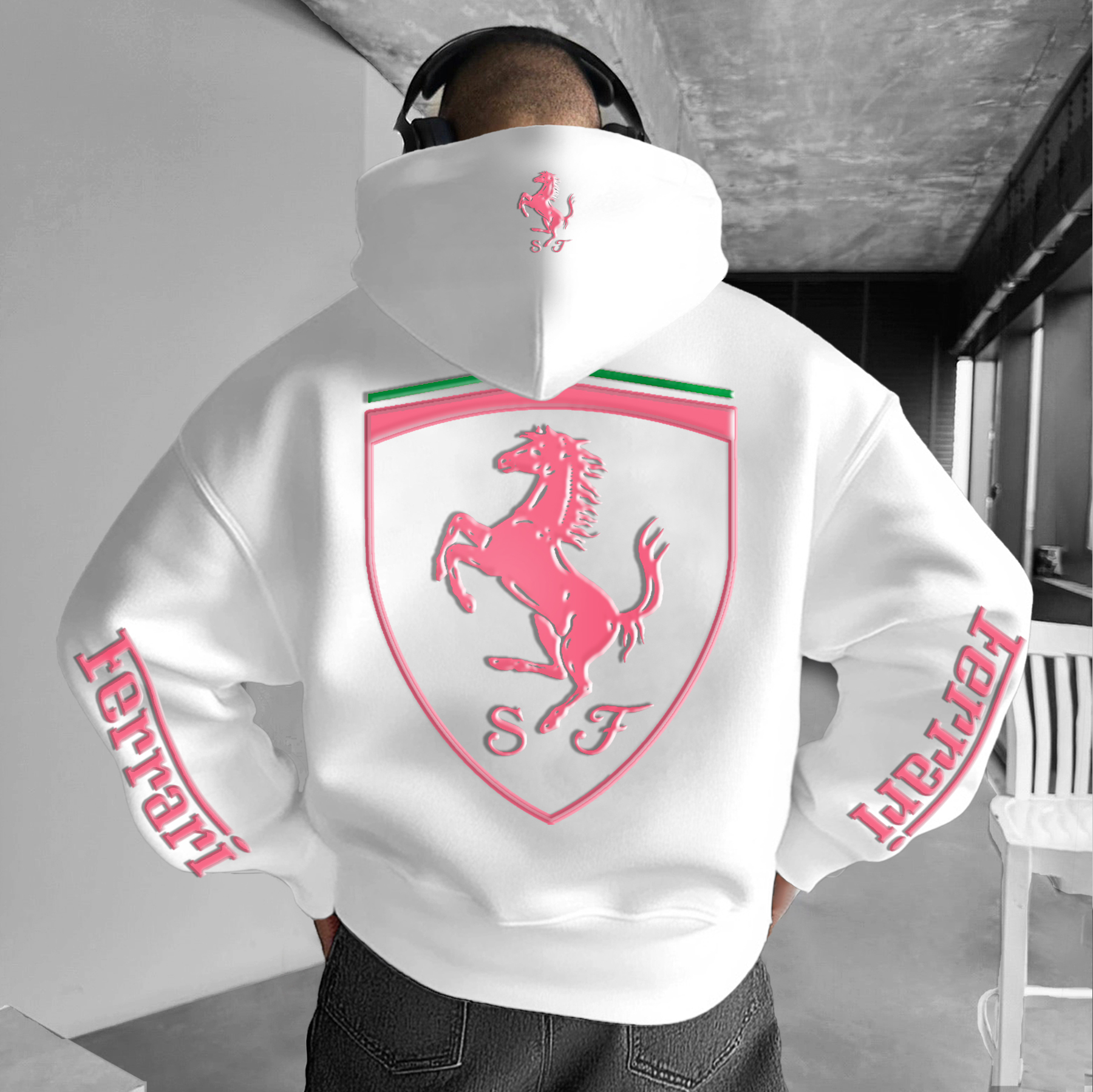 Unisex Racing Team Sports Hoodie