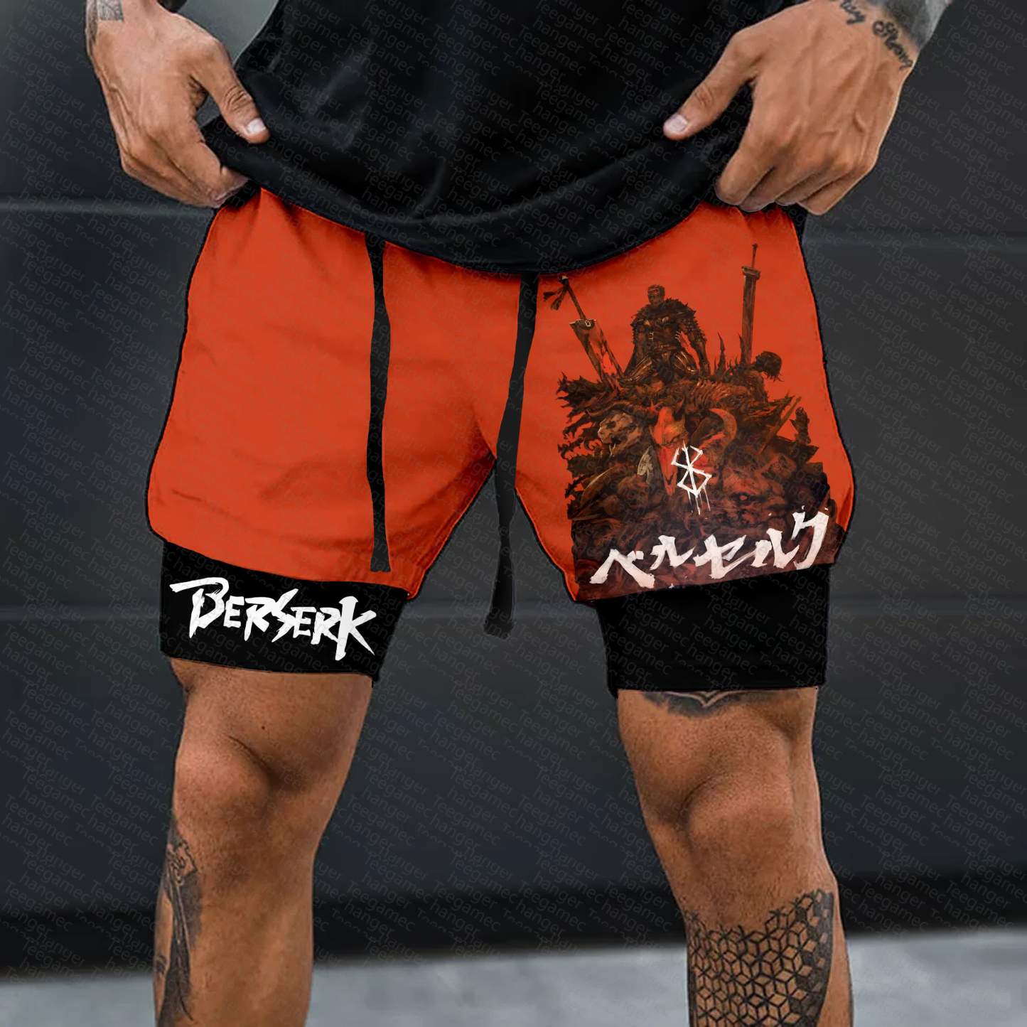 Unisex  “Berserk” Casual Anime Streetwear Shorts