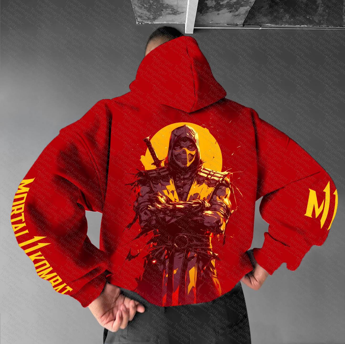 Unisex “Mortal Kombat” Anime Graphic Streetwear Vintage Hoodie