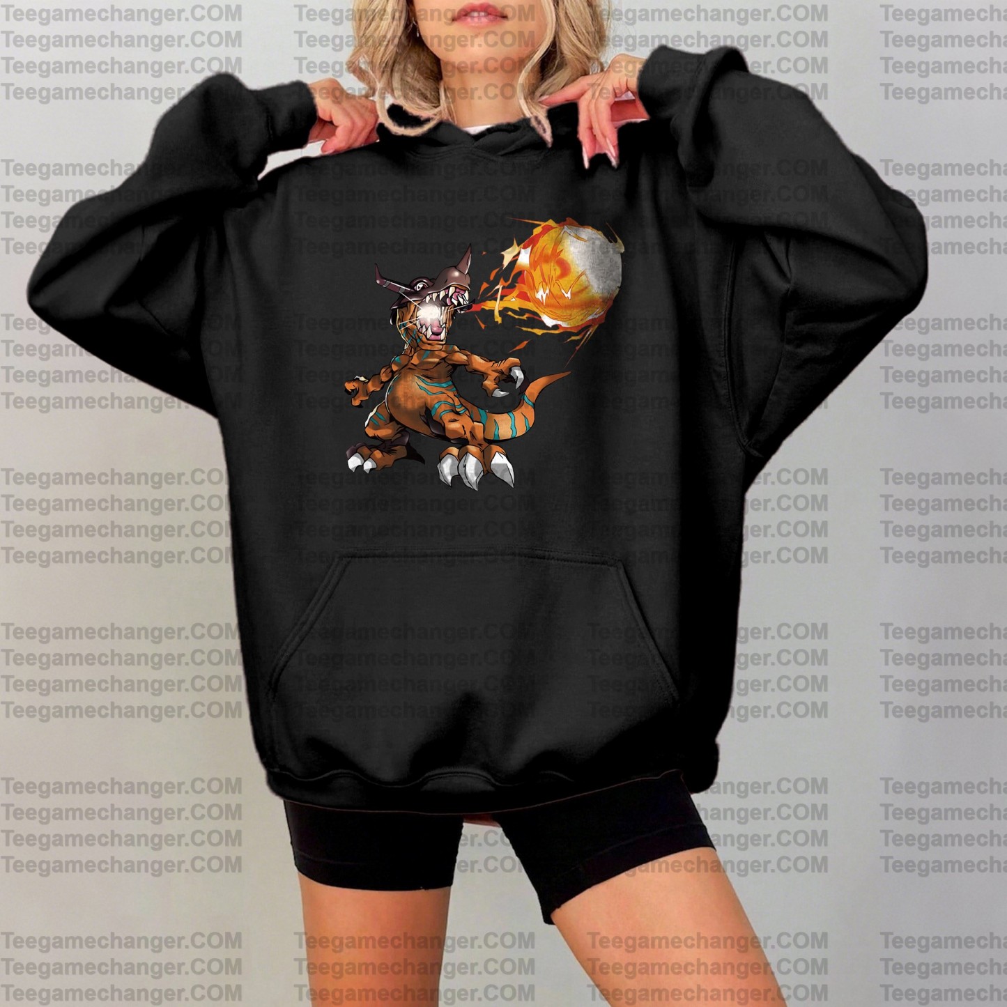 ‘‘Digimon " Anime Inspired Vintage Hoodie