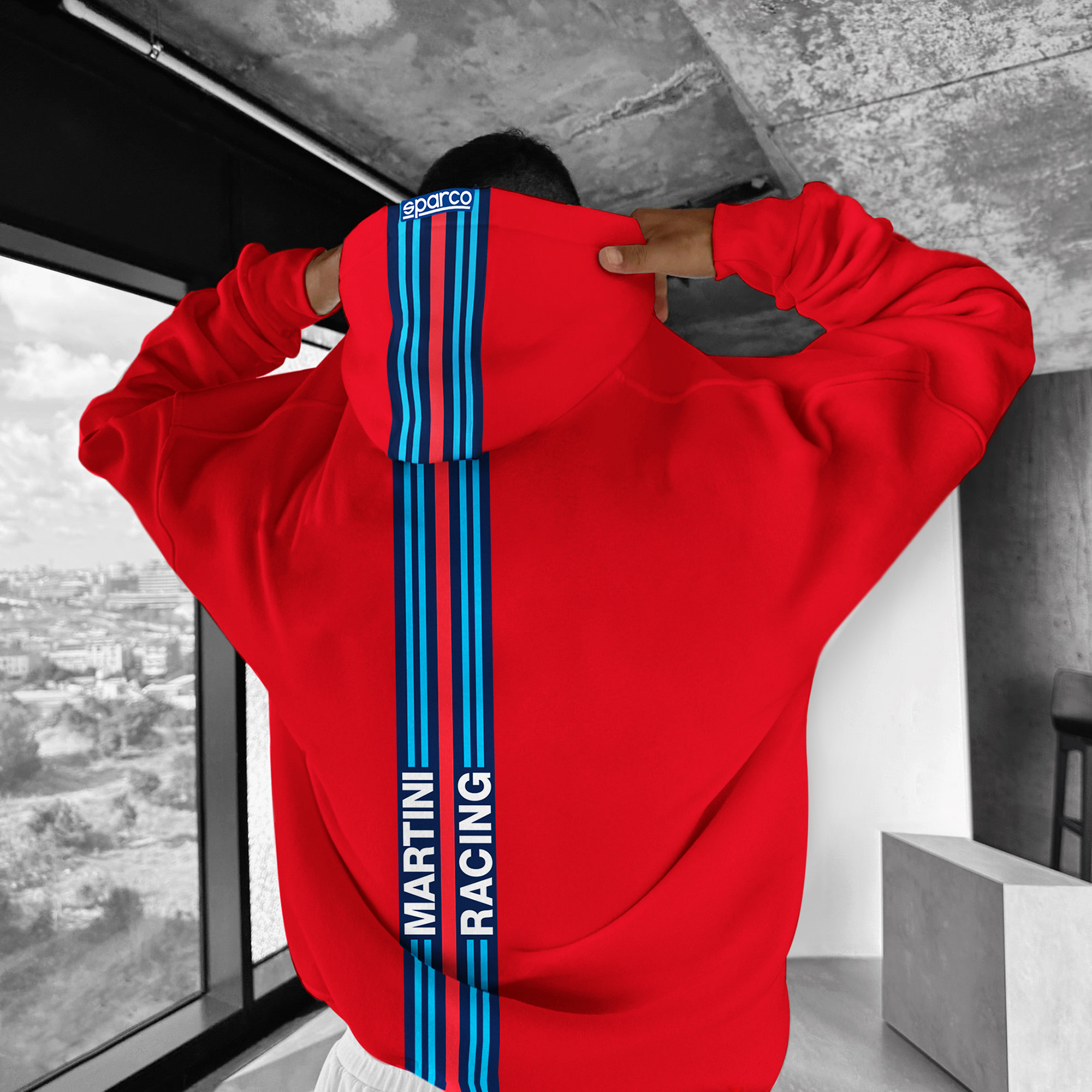 Oversize Martini Racing Hoodie