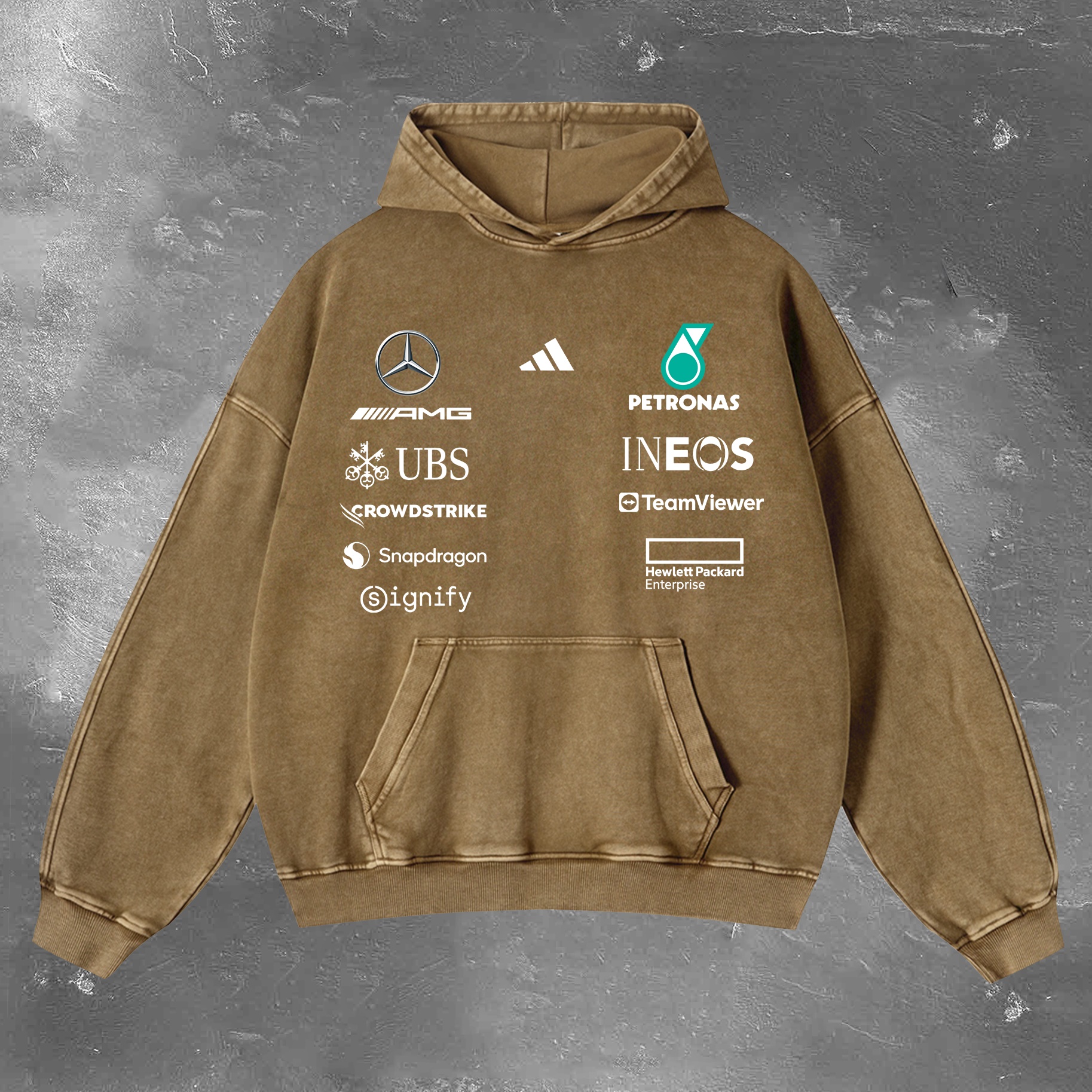 Racing Legend Vintage Washed Hoodie 06