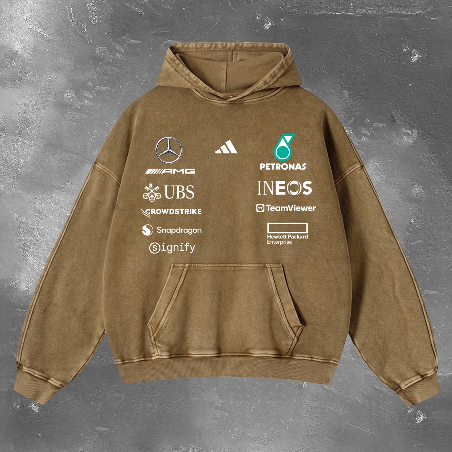 Racing Legend Vintage Washed Hoodie 06