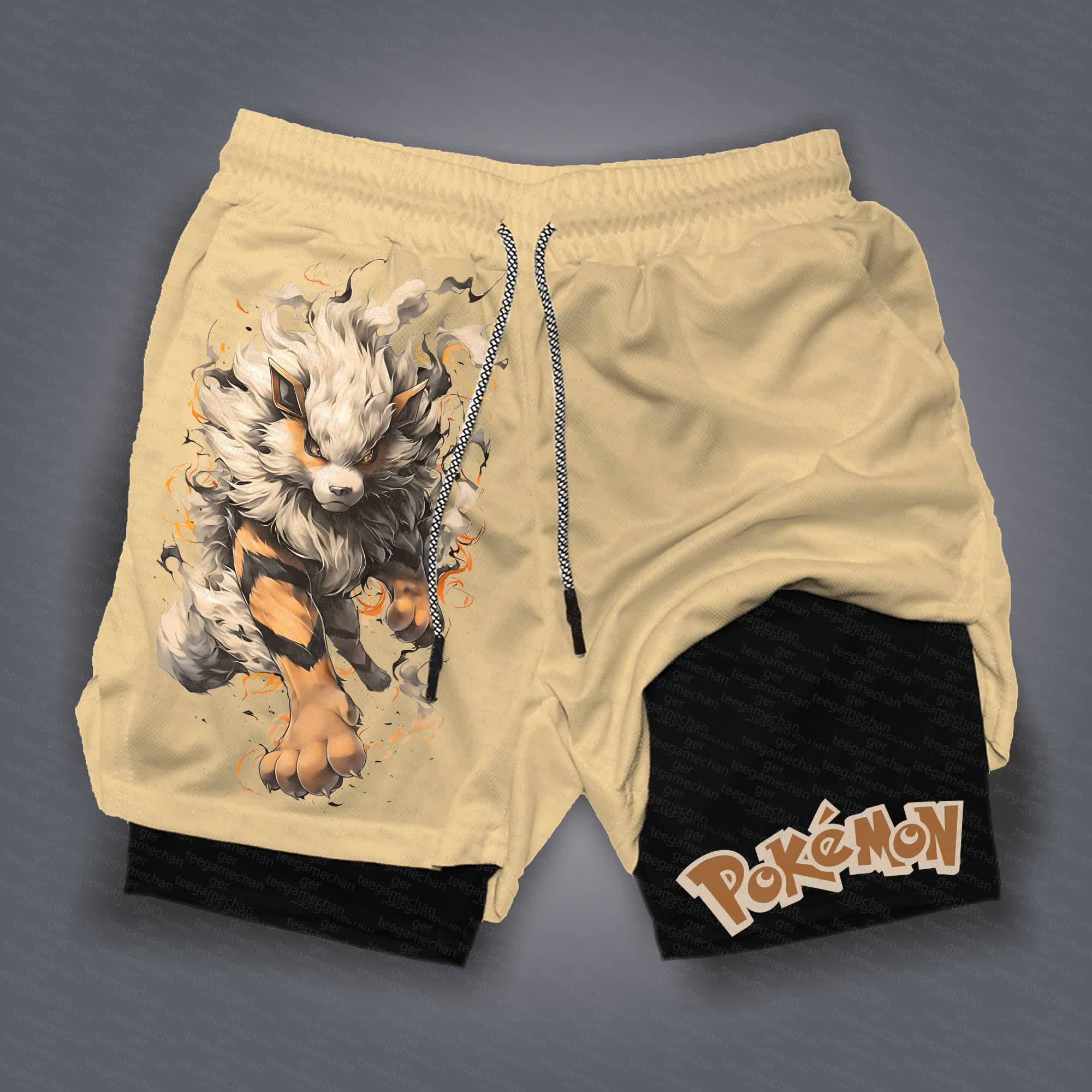 Unisex  “Pokémon” Casual Anime Streetwear Shorts