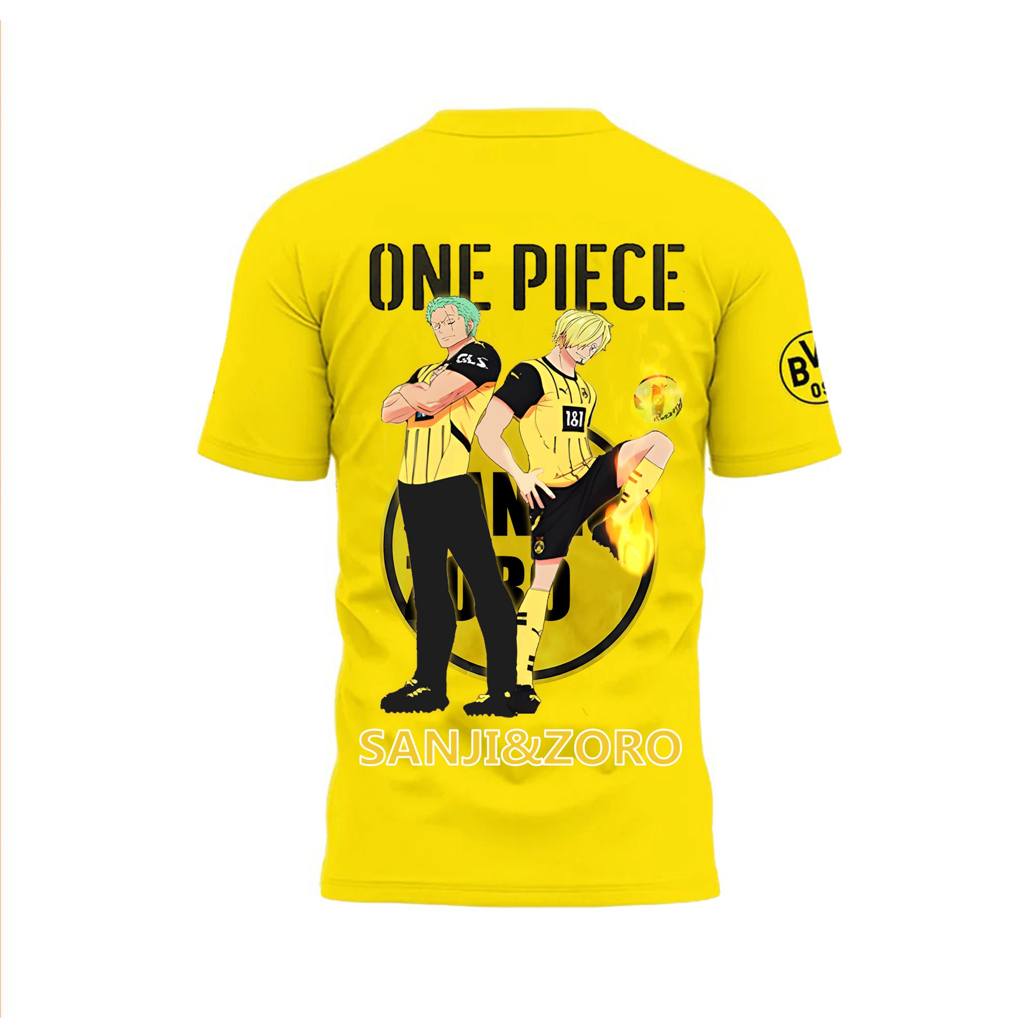 Unisex Vintage T-shirt | Borussia Dortmund x One Piece