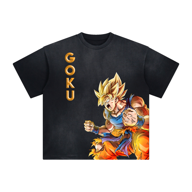 Unisex Fit Washed T-Shirt  Dragon Ball TEE