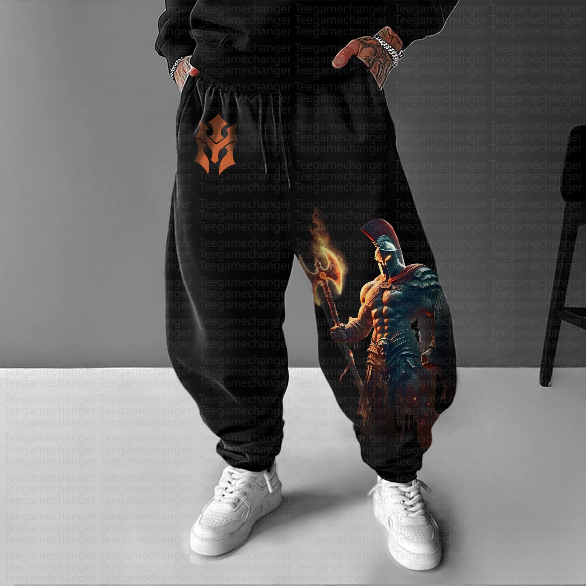 Unisex Anime Inspired Vintage Pants丨Spartan