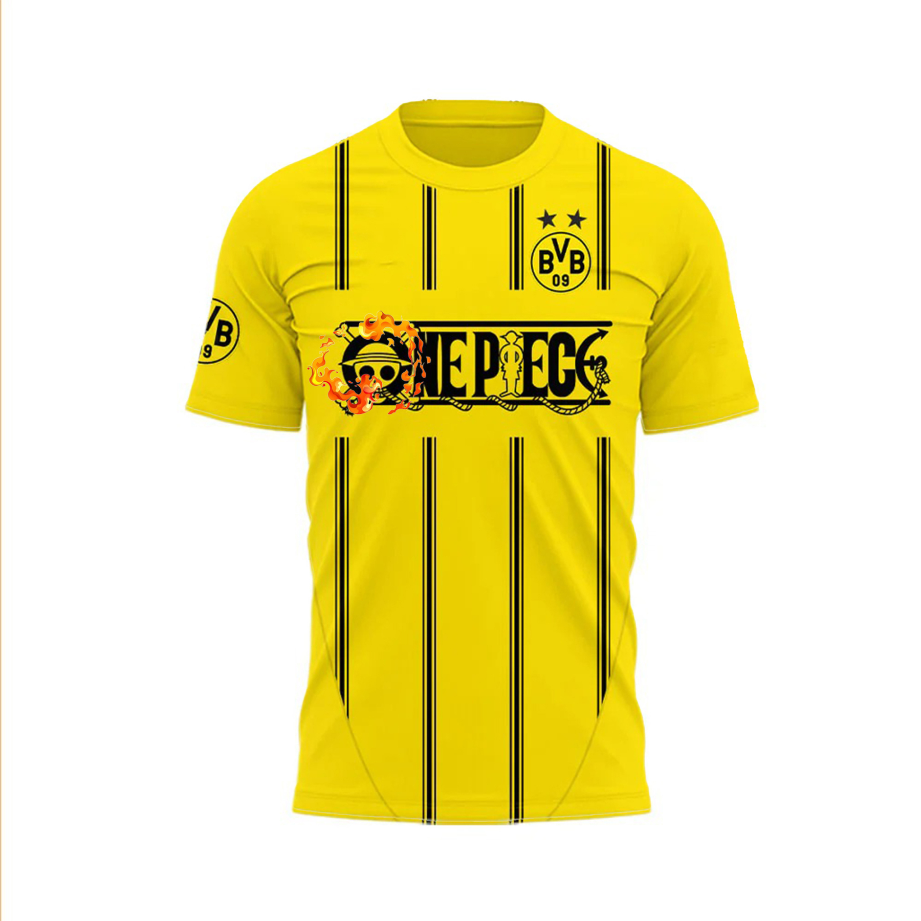 Unisex Vintage T-shirt | Borussia Dortmund x One Piece