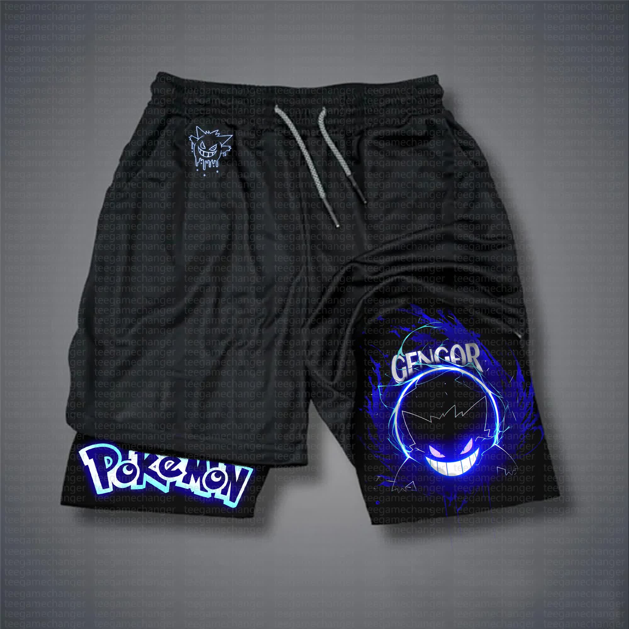 Unisex  “Pokémon” Casual Anime Streetwear Shorts