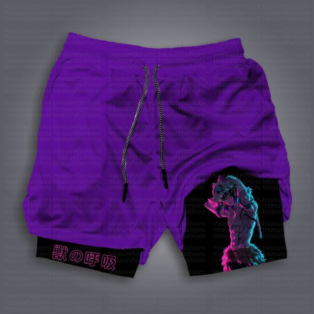 Unisex Casual Anime Streetwear Shorts 丨Demon Slayer