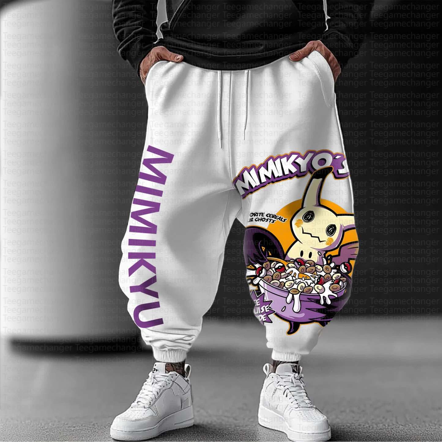 Unisex Anime Inspired Vintage Pants丨Demon Slayer X Pokémon