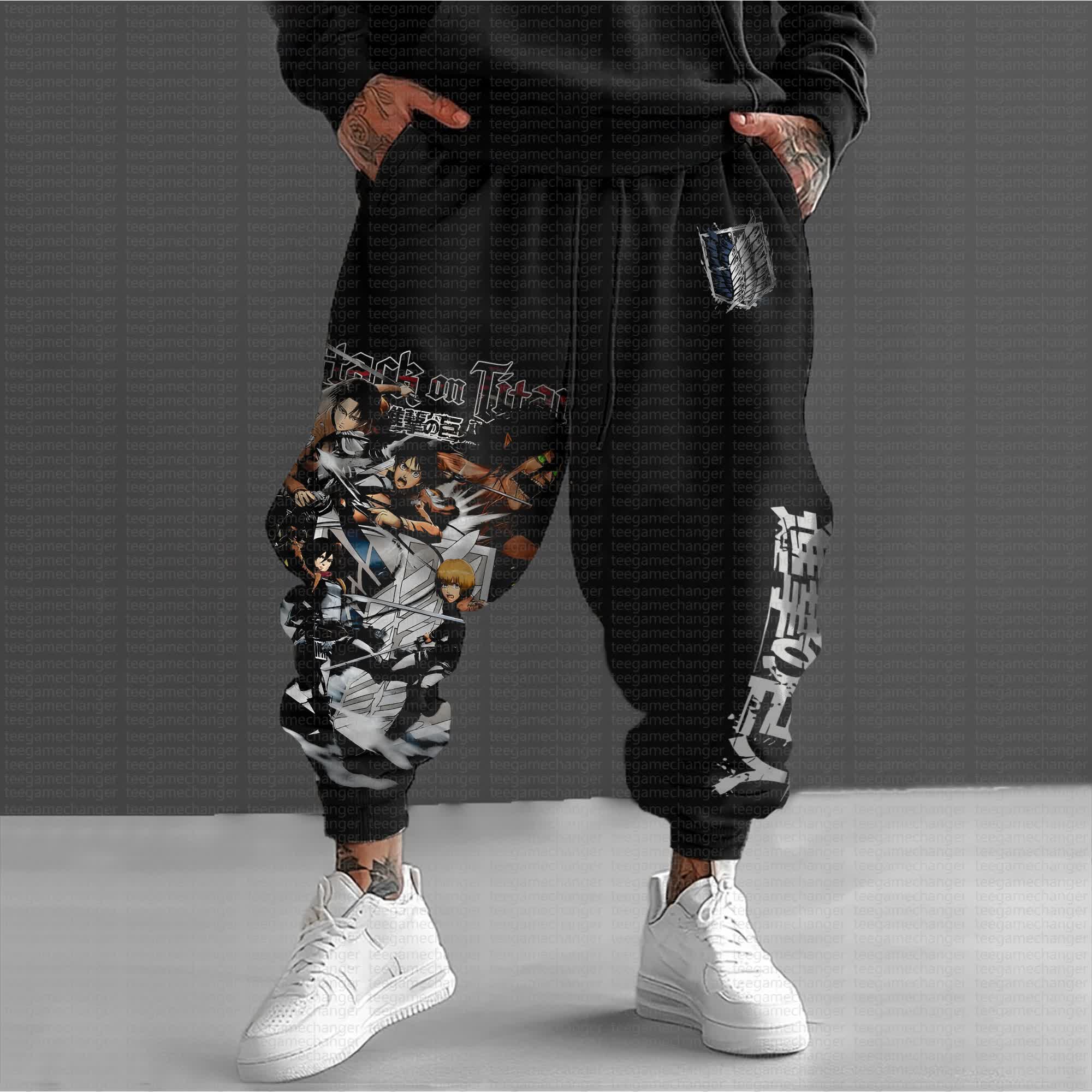 Unisex  “AOT” Casual Anime Streetwear Pants