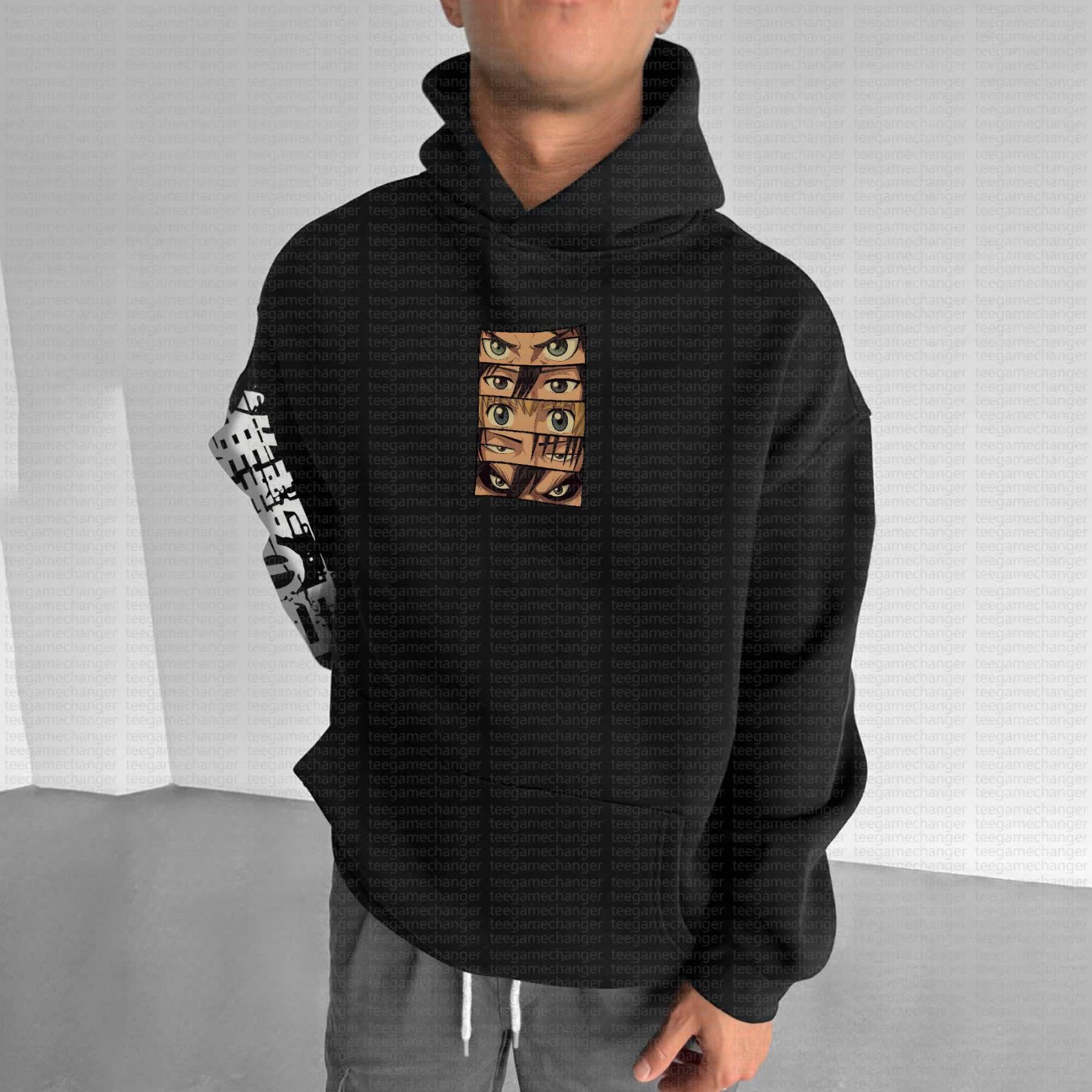 Unisex “AOT” Anime Graphic Streetwear Vintage Hoodie