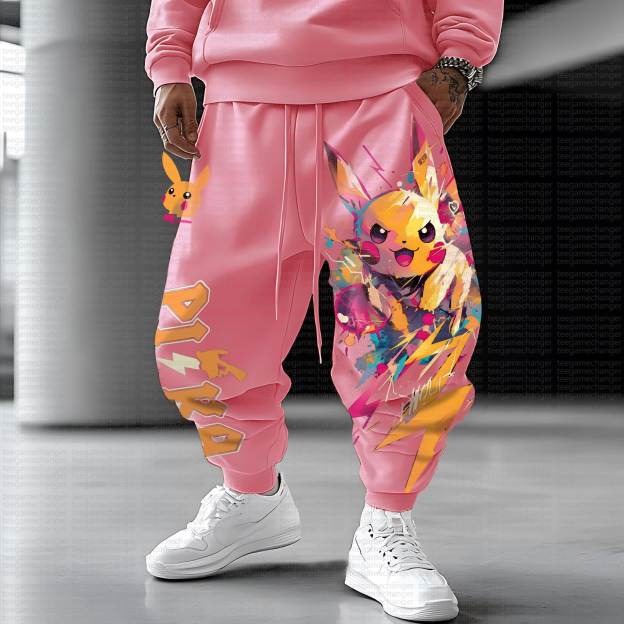 Unisex  “Pokémon” Casual Anime Streetwear Pants