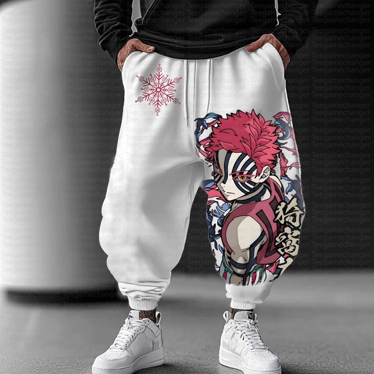 Unisex Anime Inspired Vintage Pants丨Demon Slayer X Pokémon